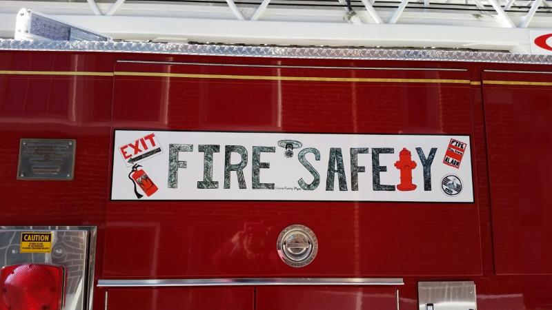 Camden Firetrucks Are Promoting Safety Messages Thanks To The Artistic Talents Of Local 4265
